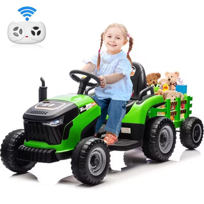 JOYRACER 2WD 24V 2-Seater Electric Ride-On UTV for Kids, 2×75W Motors, Remote Control, LED Lights, Spring Suspension, 3 Speeds & Bluetooth Music