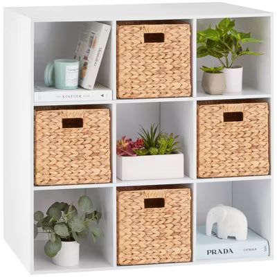 Mydepot 6 Cube Storage Organizer, Open Bookcase, Space-Saving Display Shelf with Removable Back Panels, Easy Assembly