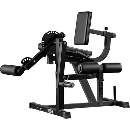 ER KANG Leg Extension and Curl Machine, Lower Body Leg Machine, Adjustable Leg Exercise Bench , Leg Rotary Extension for Thigh Home Gym