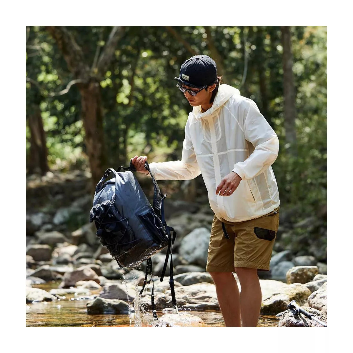 Naturehike Waterproof Dry Bag – Lightweight Large Capacity Backpack with Waterproof Pouch for Wet & Dry Camping, Outdoor Sports & Travel