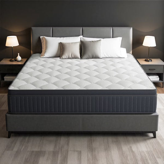 Swedrea Hybrid Mattress Medium Cooling Gel Memory Foam with CertiPUR-US and Oeko TEX Certified