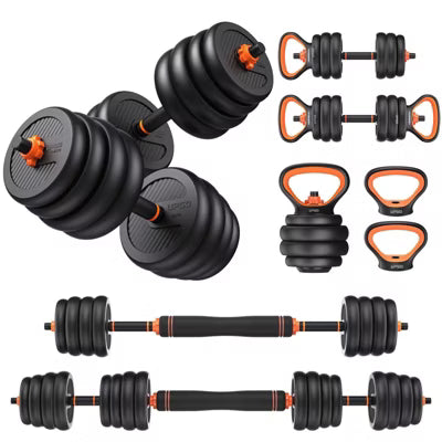 FLYBIRD 5 in 1 Adjustable Dumbbell Kettlebell Weight Set