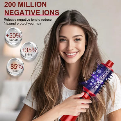 Dryhsip 5 in 1 Hot Air Styler, Multi Ionic Hair Dryer Brush Set, 800W Auto Wrap Air Hair Styler Without Heat Damage, Curl, Volumize and Straighten