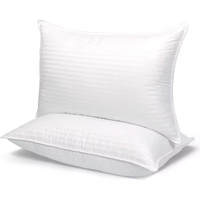 Heycuzi Bed Pillows for Sleeping with Cooling Cover, Pillows for Bed Standard Size 2-Pack