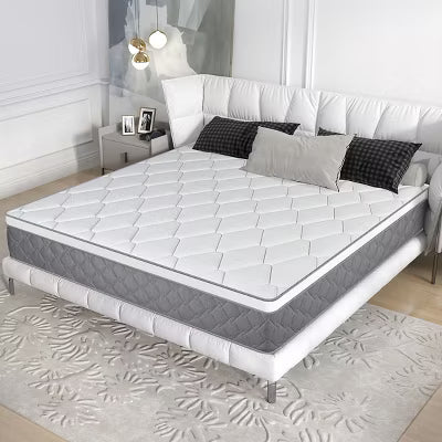 CHEVNI 12-14 Inch Mattress in a box Hybrid Spring Memory Foam Medium Firm