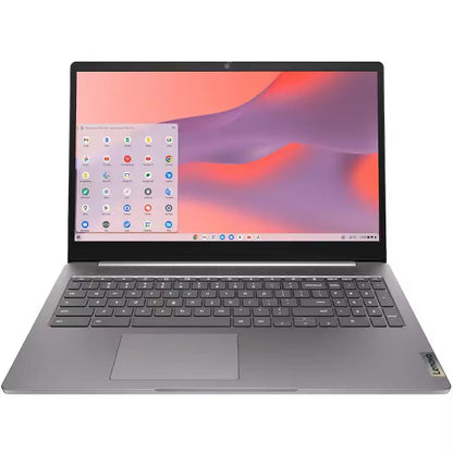 Lenovo - IdeaPad 3i Chromebook 15.6" Full HD Laptop - Intel Celeron - 4GB Memory with 64GB eMMC Storage - Arctic Grey