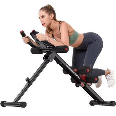 FLYBIRD Ab Workout Equipment, Adjustable Ab Machine Full Body Workout for Home Gym, Strength Training Exercise Equipment for Body Shaping