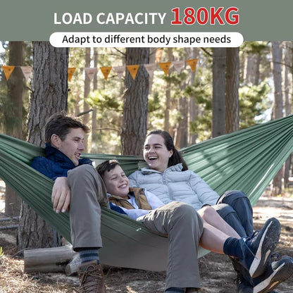 Naturehike Swing Hammock 1-Person Camping Hammock Sturdy Portable Durable Swing 180kg Load Capacity for Outdoor, Trekking, Travelling, Garden