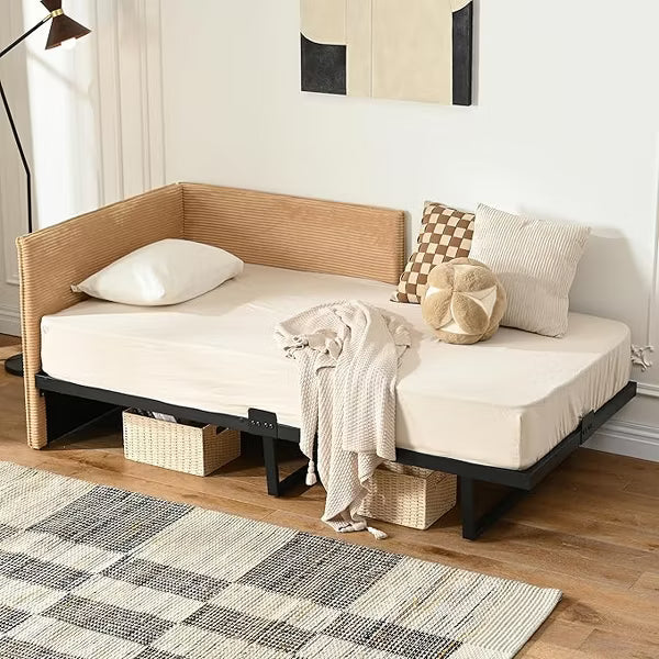 Daybed Sofa Bed - Multi-Functional Platform Bed for Daytime Naps, No Box Spring Needed, 530LBS Weight Capacity, Easy Assembly
