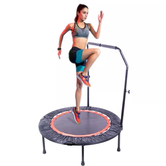VisioGear Trampoline, 40" Mini Kids Trampoline, Indoor Outdoor Toddler Bouncer, Black, 39.37*39.37*45.28