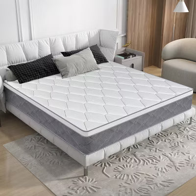 CHEVNI 12-14 Inch Mattress in a box Hybrid Spring Memory Foam Medium Firm