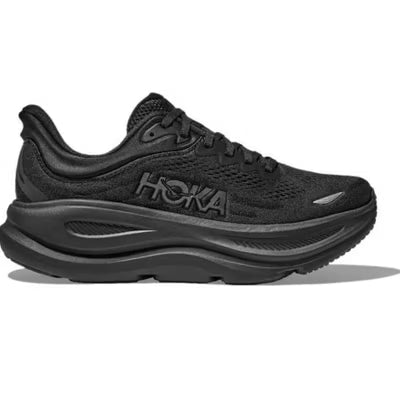 Hoka Men's Bondi 9 Running Shoes Black/Black, Size 8.5