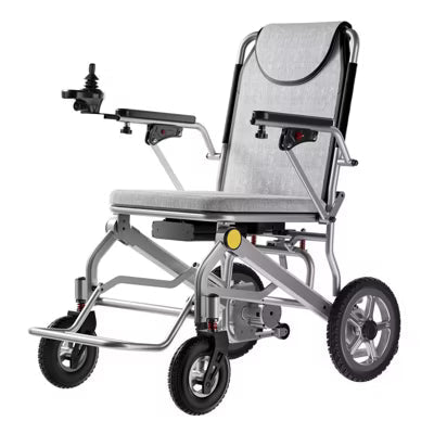 KERDOM Foldable Electric Wheelchair for Adults, 500W High Power Electric Wheelchair, 350 lbs Capacity with Safety Design, All-Terrain Pneumatic Tires