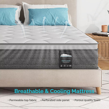 Serweet 14 inch 5-Zone Mattress
