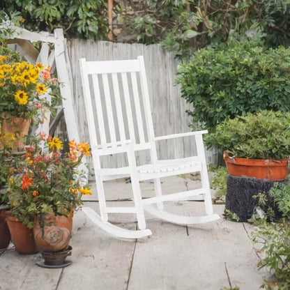Karl Home | Solid Wood Outdoor Rocking Chair