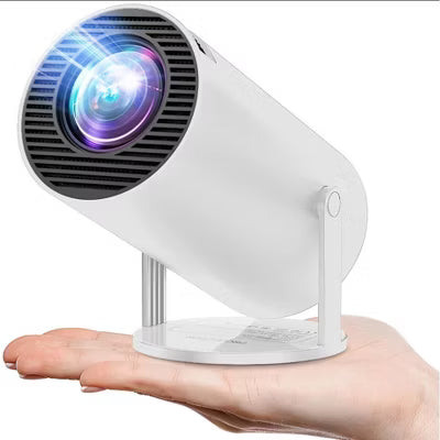ARTSEA Mini Portable Projector, 4K Smart Projector with WiFi 6 BT 5.0, Home Video Projector Built-in Android 11.0 OS, Auto Keystone Function