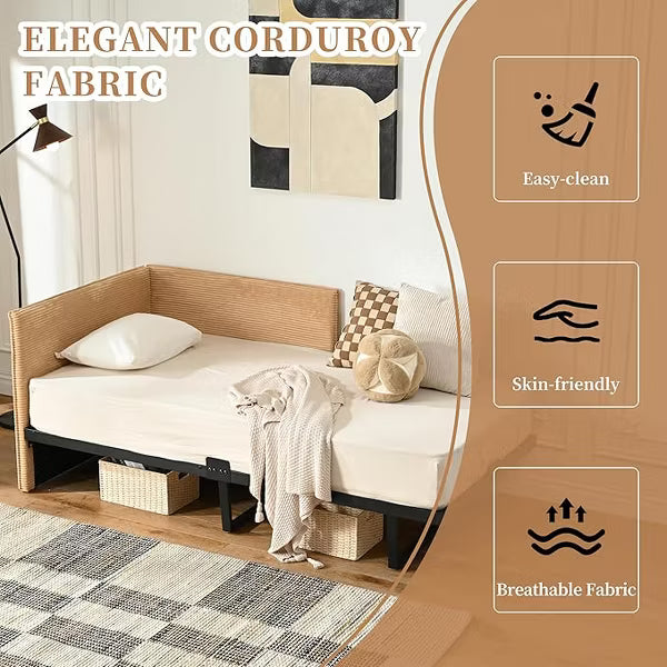 Daybed Sofa Bed - Multi-Functional Platform Bed for Daytime Naps, No Box Spring Needed, 530LBS Weight Capacity, Easy Assembly