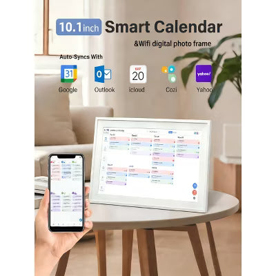 10.1 Inch Digital Calendar Chore Chart – HD Wi-Fi Digital Photo Frame
