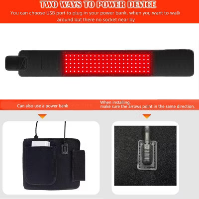 Morfone Infrared Light Therapy Belt for Relieving Lower Back Discomfort