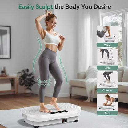 FEIERDUN Whole Body Vibration Plate Exercise Machine