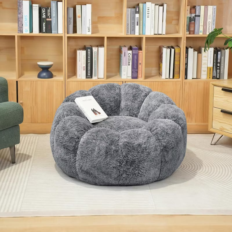 Hooseng Bean Bag Chairs Large Bean Bag Couch for Adults Stuffed Sofa Chair Comfy Giant Bean Bag Chair with Spacious Design for Reading