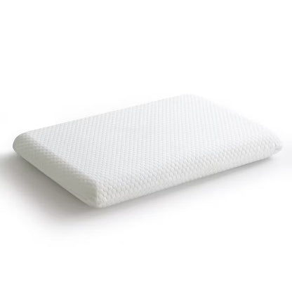 Dyonery Ultra Thin Cooling Memory Foam Pillow for Stomach & Back Sleepers – Low Profile, Washable Cover, Pressure Relief Support