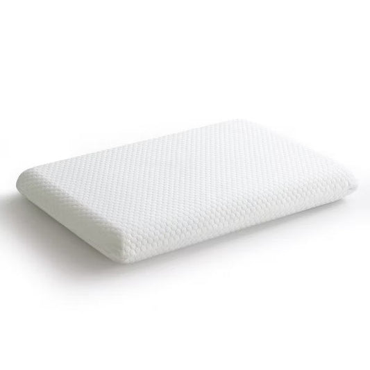 Dyonery Ultra Thin Cooling Memory Foam Pillow for Stomach & Back Sleepers – Low Profile, Washable Cover, Pressure Relief Support