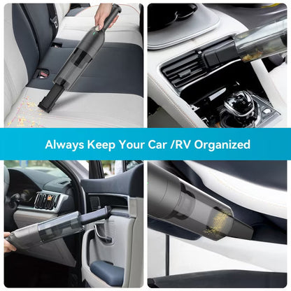 INSE H1 Handheld Vacuum, Rechargeable Powerful Cordless Car Vacuum Cleaner with 30 Mins Runtime Portable Hand Vacuum