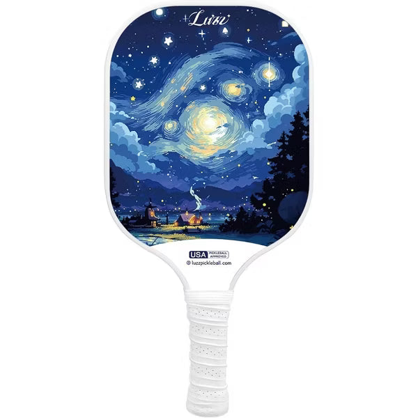 Luzz T700 Carbon Fiber Pickleball Paddle - Sandblasted Surface & Honeycomb Core for Control, Includes Free Tote Bag