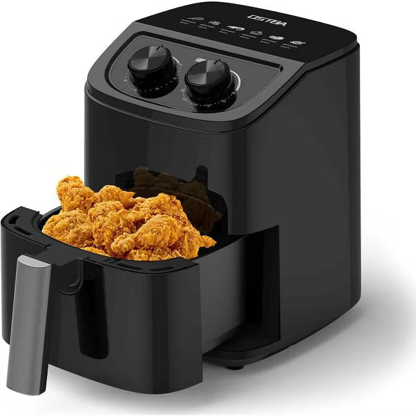 OSTBA Air Fryer with 3D Rapid Air Circulation, Digital Touch Screen, Adjustable Temp & Time, Dishwasher Safe, Oil-Free Healthy Cooking, 2.5QT