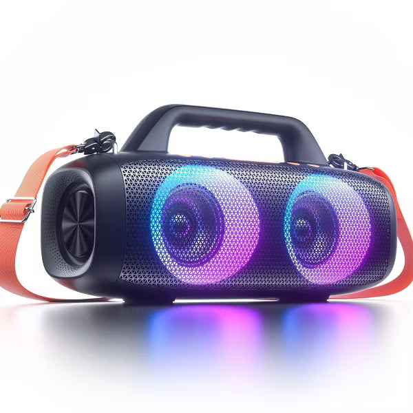 VEATOOL Portable Bluetooth Speaker 120W Peak Outdoor Bass 72H Playtime RGB Lights Portable Wireless for Home Party Pool Beach Gym Gifts