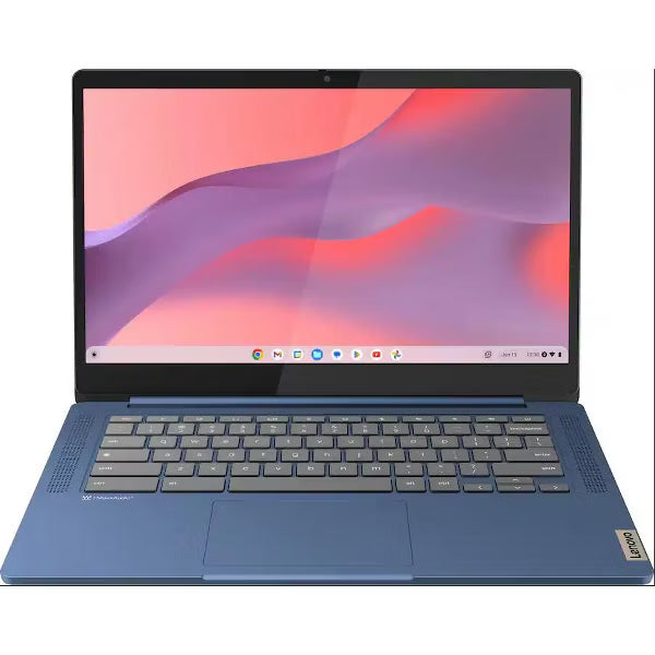 Lenovo - IdeaPad Slim 3 Chromebook Laptop - 14" Full HD Touchscreen Laptop - MediaTek Kompanio 520 - 4GB Memory - 64GB eMMC - Abyss Blue