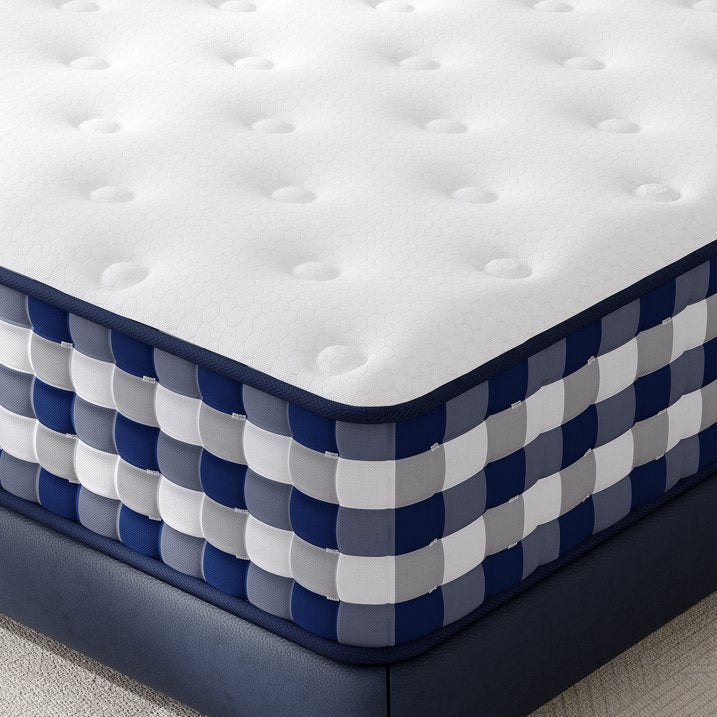JYYA88BB Full Size Mattress, 10 inch Cooling Gel Memory Foam Hybrid Mattress in a Box,Medium