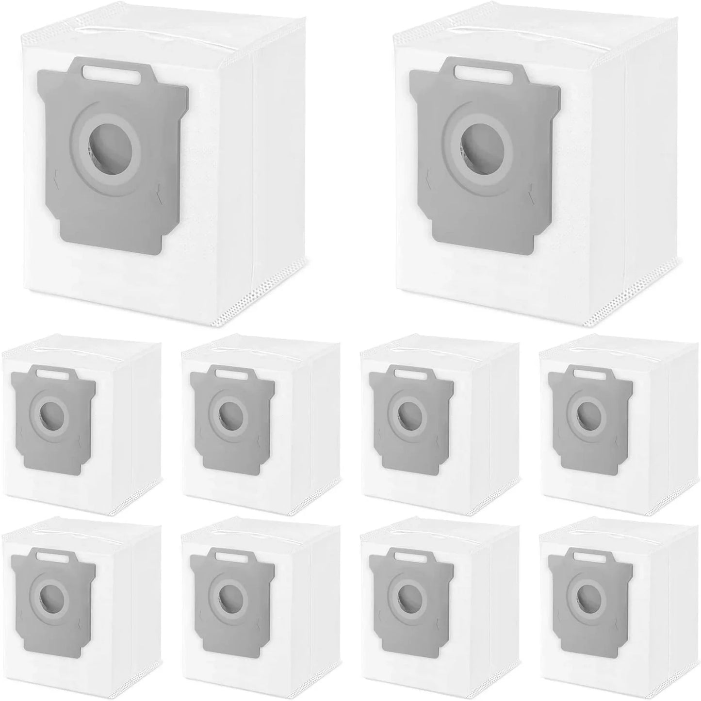 KGC 10 Pack Dust Bag 4-Layer Fit for iRobot Roomba I/S/J Vacuun Series, Durable & Leak-Proof