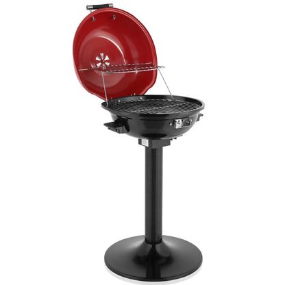 Ktaxon Electric Grill Smoker 1600W Outdoor/Indoor Standing Grill with Removable Non-Stick Warming Rack
