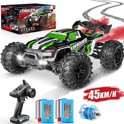 Remote Control Car, 1:16 Scale 2.4Ghz RC Cars 4x4 Off Road Trucks, Waterproof RTR RC Monster Truck 36KM/H, Toys for Kids and Adults with 2 Batteries 35+ mins Play