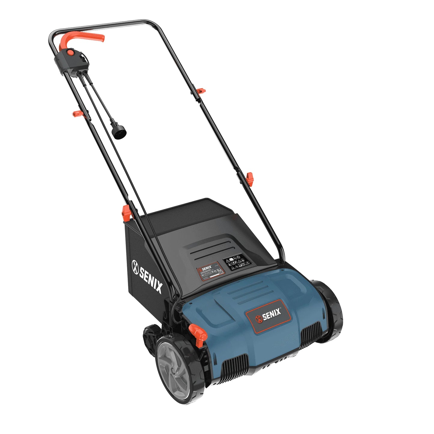 SENIX Dethatcher/Scarifier 2 in 1, 12.6" 12Amp Corde