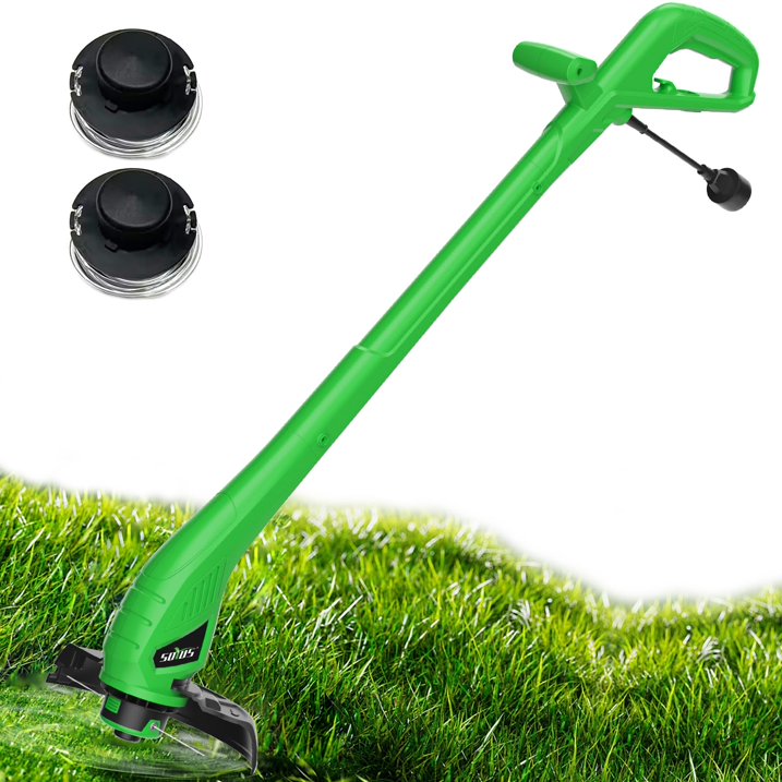 SOYUS Corded Weed Wacker, 9 Inch String Trimmer, Electric Weed Wacker Corded for Garden, Lawn, Yard
