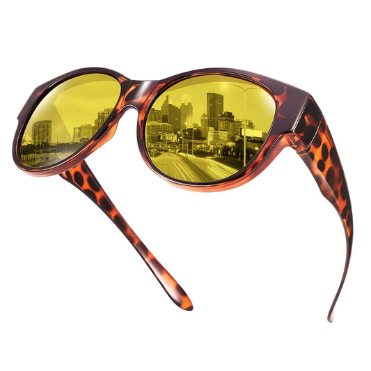 TINHAO Anti Glare Night Vision Goggles with Hard Shell Case