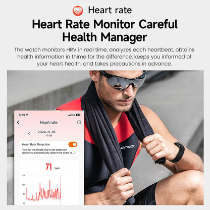 Smart Health Wristband, Wearable Activity Fitness Tracker, 120+ Sports Modes, All Day Continuous Monitoring, Heart Rate Tracking, Improve Sleep, Stress, Wellness, 2 Pack Bands, with Free APP