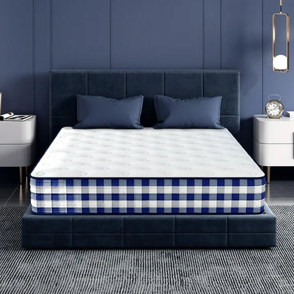 JYYA88BB Full Size Mattress, 10 inch Cooling Gel Memory Foam Hybrid Mattress in a Box,Medium