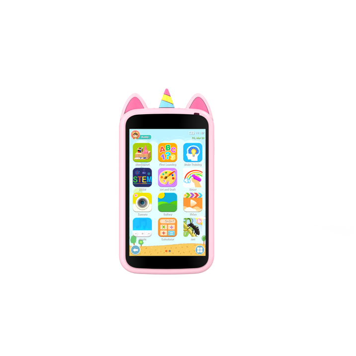 Kids Smart Phone for Girls, Birthday Holiday Gifts for Girls Age 3 12, Kids Toy Phone, 3.97 Touch Screen Kids Toy Phone, With More Than 210 Learning Games and More Than 190 Drawing