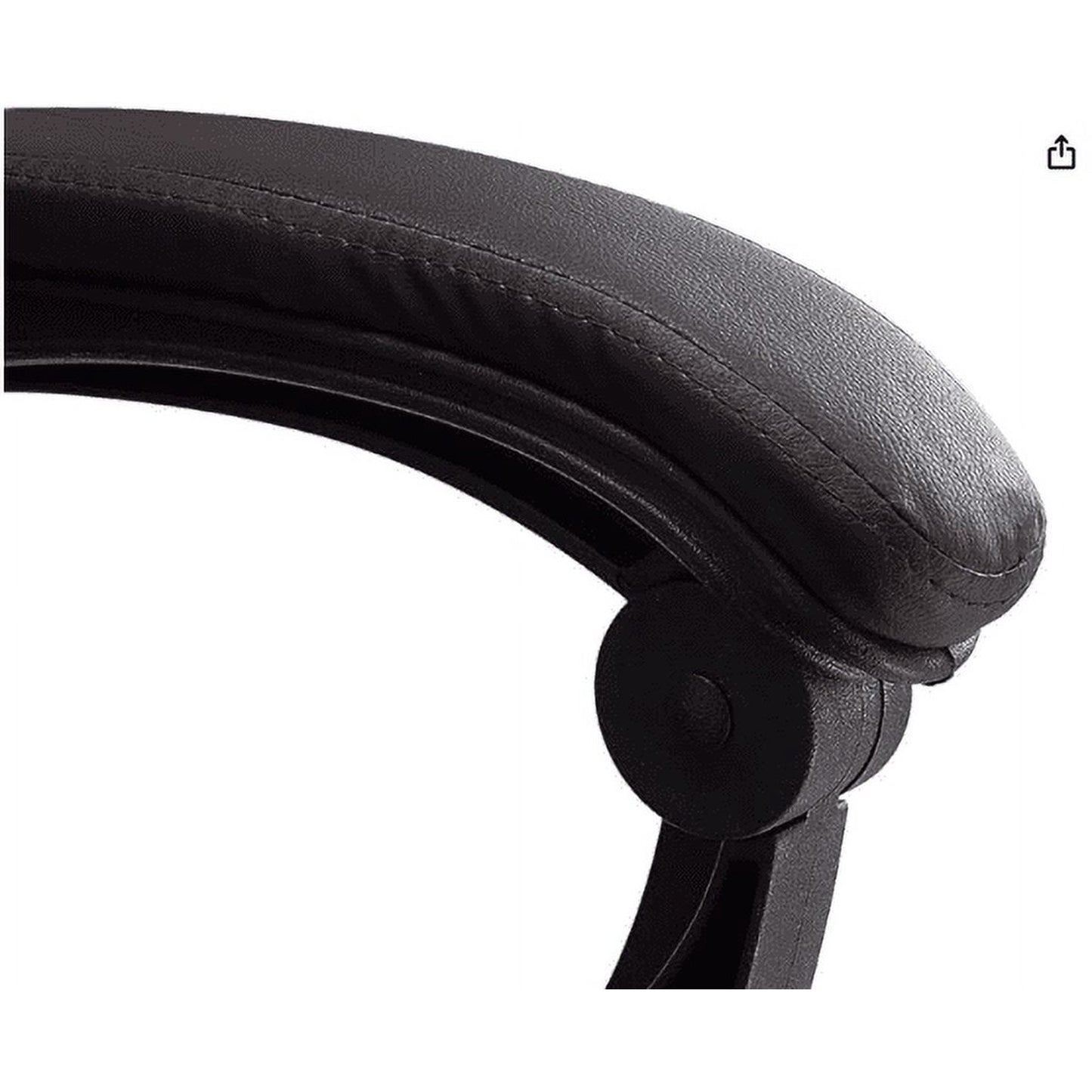 YEEZEE Big And Tall Office Chair-Ergonomic High Back Pu Leather With Flip-Up Armrests,Black