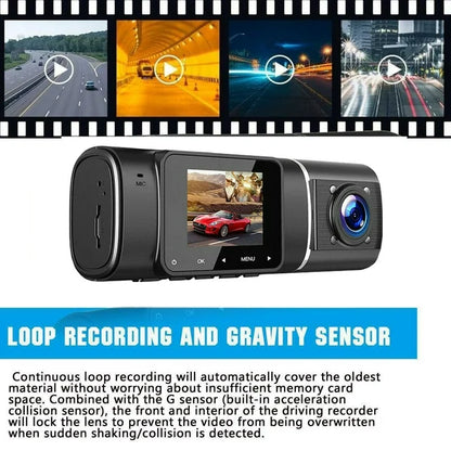 TOGUARD Dash Cam 1080P FHD 1.5 Inch LCD Display Car Camera ,IR Night Vision Car Camera ,Parking Mode, G-Sensor, Loop Recording, HDR
