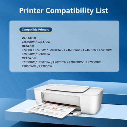 TN830XL Toner Cartridge (2BK) Replacement for Brother TN830 Toner for Brother Toner TN830XL TN830