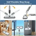 Mop for Floor Cleaning,Alpacasso Spray Mop with 650ml Refillable Bottle and 4pcs Washable Pads - Wet Dry Microfiber Mop