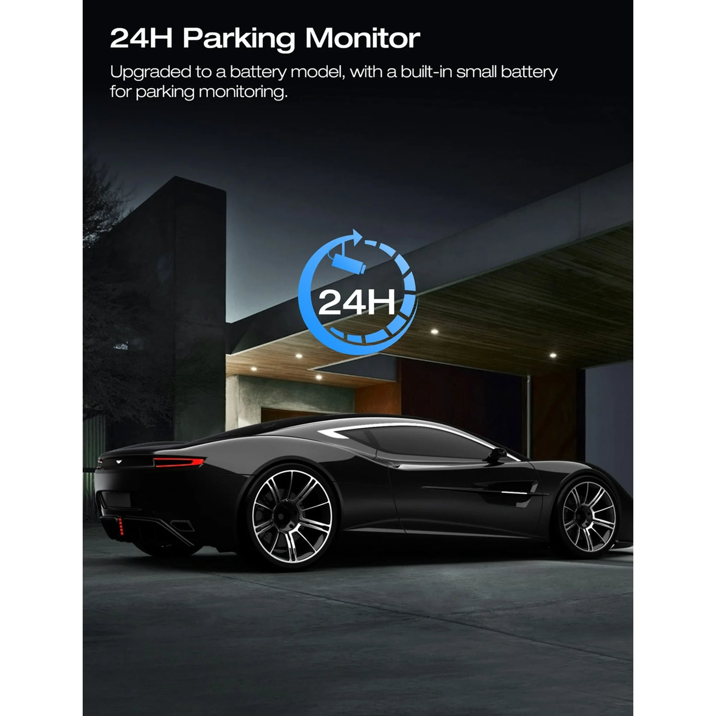 Toguard 4K Dash Cam Front and Rear 3 inch Dual Dash Camera, with 1080P Waterproof Car Camera, Loop Recording, G-Sensor, Night vision, Parking Monitor, WDR