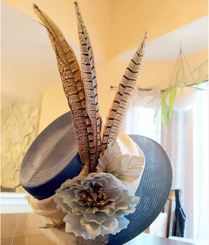 20Pcs Pheasant Tail Feather for DIY Crafts Home Holiday Party Decorations, 10-12 inch Natural Feather