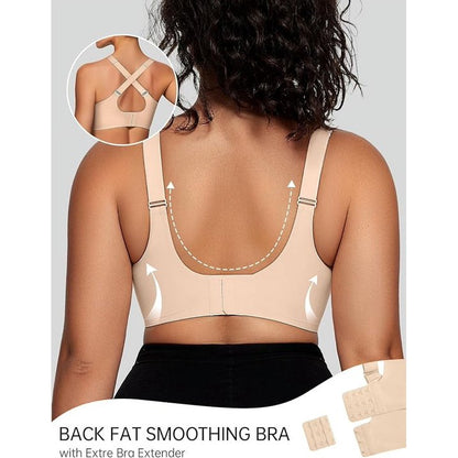 Womens Wireless Bras V Mesh Comfortable Bralette Supportive Tshirt Bra No Underwire Seamless Push Up Everyday Bras
