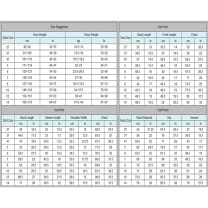 Wehilion Boy's suits Fashion Gentleman 4pcs Suit Set , Feather Pattern Coat, Formal Wear For Speech Performance Birthday Party, Kid's Clothes For Spring Fall Winter